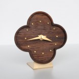 チークの小さな置き時計 table clock-teak